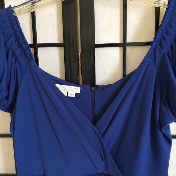 Beautiful royal blue dress, 10P - Picture 2 of 3